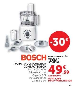 BOSCH Robot multifonction compact