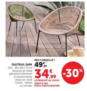 Fauteuil Sapa