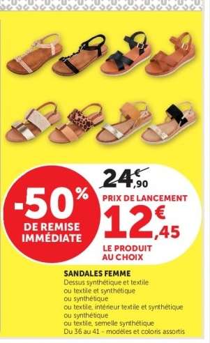 SANDALES FEMME