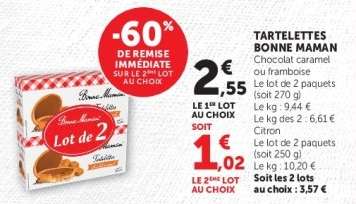 TARTELETTES BONNE MAMAN