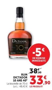 RUM DICTADOR 10 ANS 40°