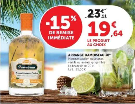 Arrange Damoiseau 30°