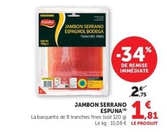 JAMBON SERRANO "ESPUNA"