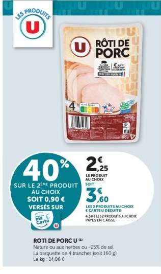 Rôti de Porc U