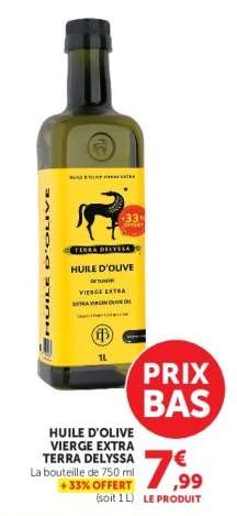 Huile D'olive Vierge Extra Terra Delyssa