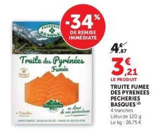 TRUITE FUMÉE DES PYRÉNÉES PÊCHERIES BASQUES