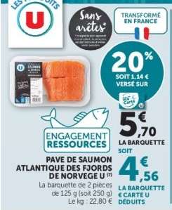 Pavé de Saumon Atlantique des Fjords de Norvège U
