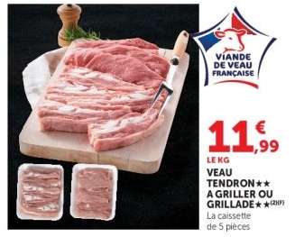 Veau : Tendron**