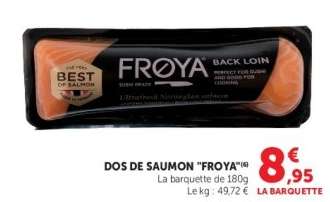 DOS DE SAUMON "FROYA"