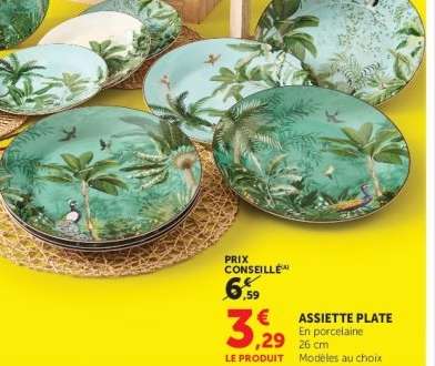 Assiette plate