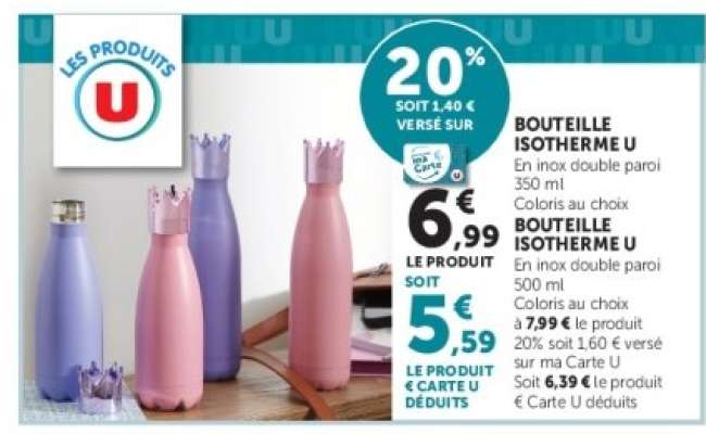 Bouteille Isotherme U