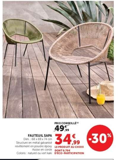 Fauteuil Sapa