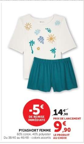 Pyjashort Femme