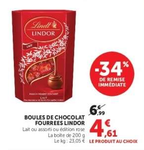 BOULES DE CHOCOLAT FOURRÉES LINDOR