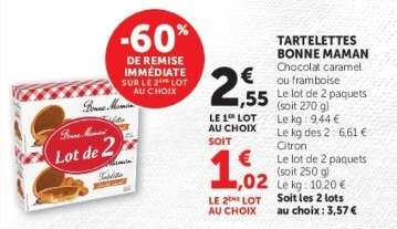 TARTELETTES BONNE MAMAN