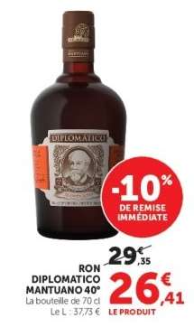 RON DIPLOMATICO MANTUANO 40°