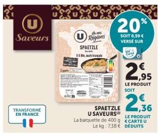 SPAETZLE U SAVEURS