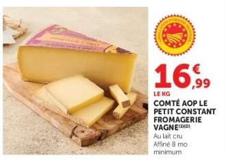 COMTÉ AOP LE PETIT CONSTANT FROMAGERIE VAGNE