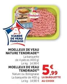 MOELLEUX DE VEAU NATURE TENDRIADE