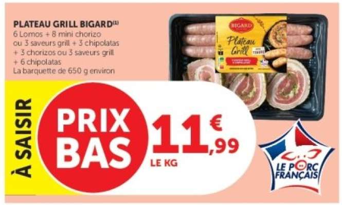 PLATEAU GRILL BIGARD