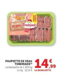 Paupiette de veau TENDRIADE