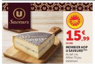 Morbier AOP U Saveurs