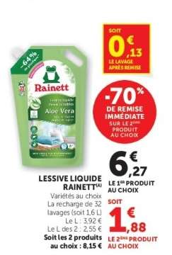 Lessive liquide Rainett