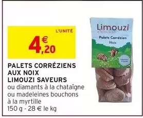 PALETS CORRÉZIENS AUX NOIX