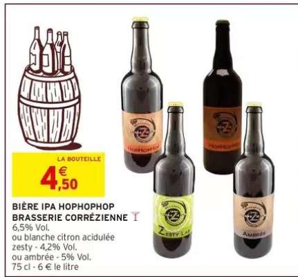 BIÈRE IPA HOPHOPHOP BRASSERIE CORRÉZIENNE