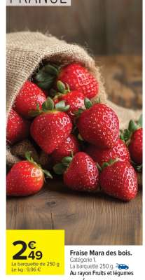 Fraise Mara des bois