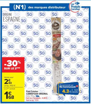 Fuet Catalan CARREFOUR ORIGINAL