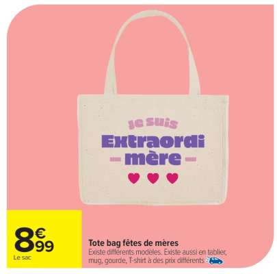 Tote bag fêtes de mères