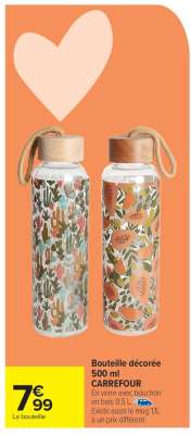 Bouteille décorée 500 ml