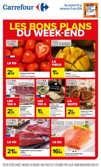 Catalogue Carrefour Hypermarchés - 15/05/2026 - 17/05/2026.