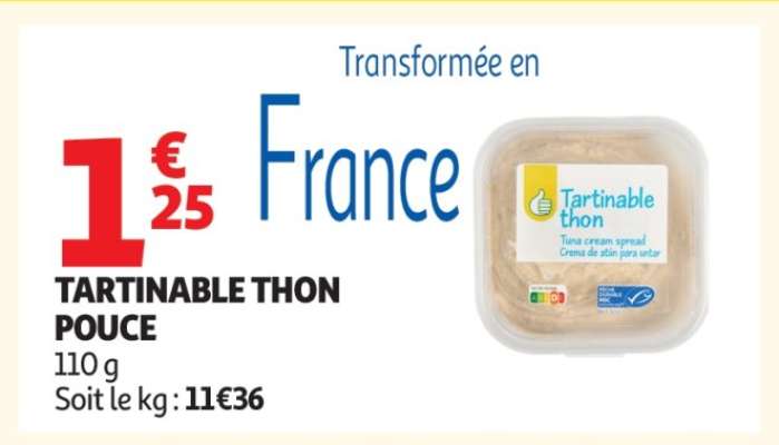 TARTINABLE THON POUCE