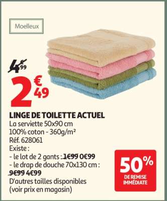 Linge De Toilette Actuel