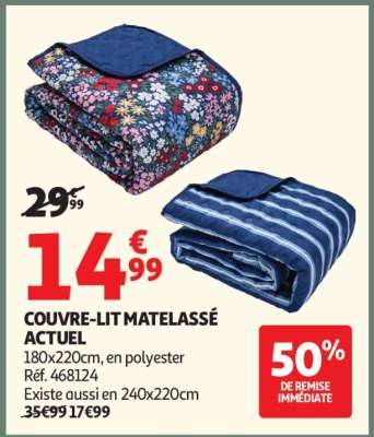 Couvre-Lit Matelassé Actuel