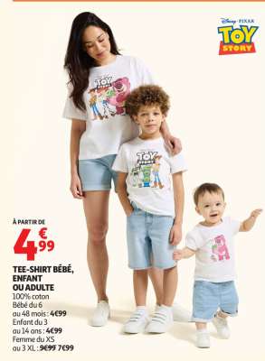 TEE-SHIRT BÉBÉ, ENFANT OU ADULTE