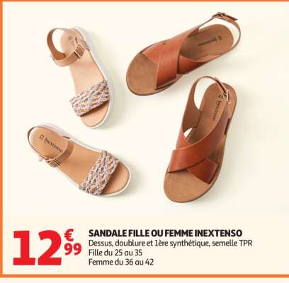 Sandale Fille Ou Femme Inextenso