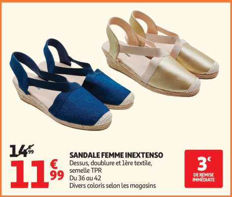 Sandale Femme Inextenso