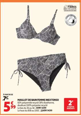 Maillot De Bain Femme Inextenso