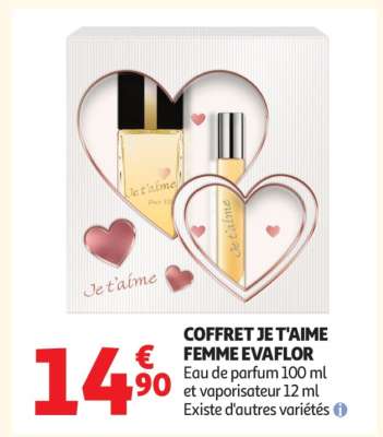 COFFRET JE T'AIME FEMME EVAFLOR