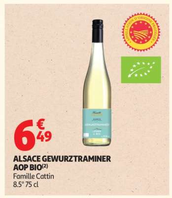 ALSACE GEWURZTRAMINER AOP BIO