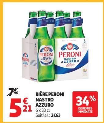 BIÈRE PERONI NASTRO AZZURO