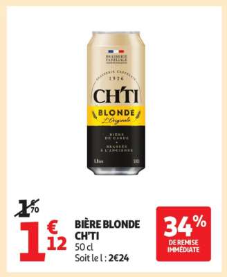 Bière Blonde Ch'ti*