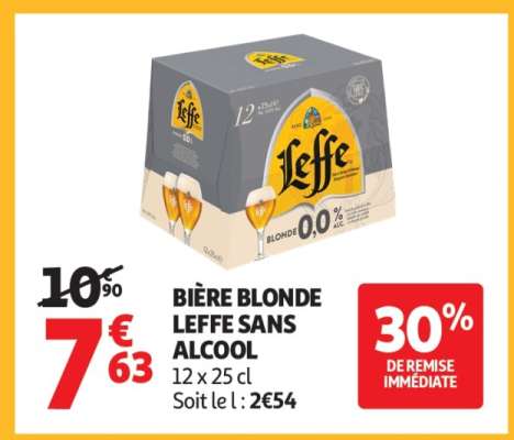 Bière Blonde Leffe Sans Alcool