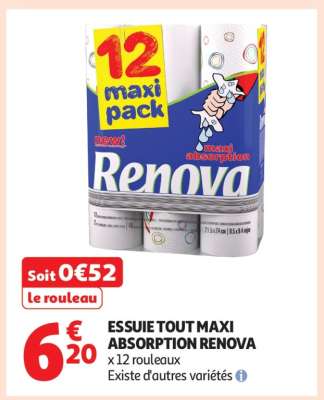 Essuie Tout Maxi Absorption Renova