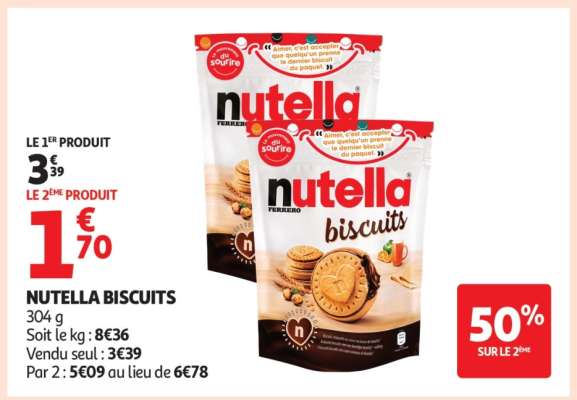 NUTELLA BISCUITS