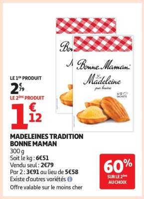 Madeleines Tradition Bonne Maman