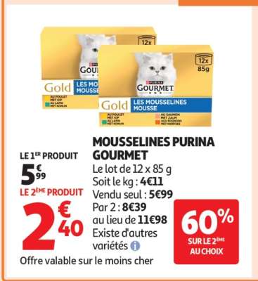 MOUSSELINES PURINA GOURMET